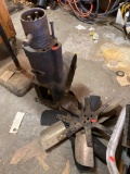 Motor Components Including Fan Blades and Housing