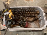 Drill Bits and Tubing with Metal Tray