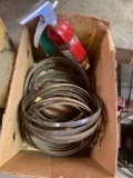 Band Saw Blades and Red Fire Extinguisher