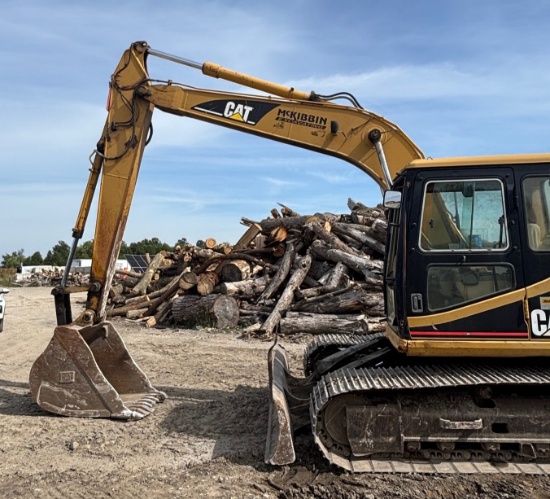 Caterpillar 312BL Excavator With Blade, Cat 3064T Diesel, Turbocharged, 91 HP, Operating Weight Appr