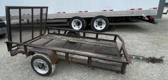 1998 Assembled 1 Axle Trailer, Rear Right Tailgate Lock Broken, Has Title, VIN: 02531 - THIS TRAILER