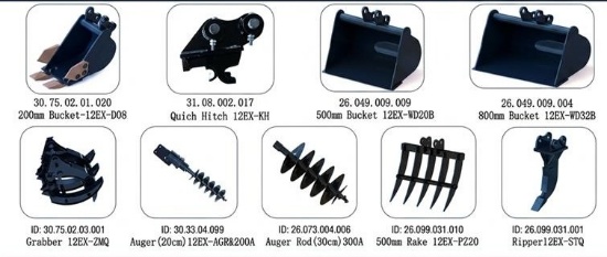 Mini Excavator Attachments
