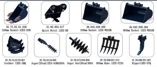 Mini Excavator Attachments