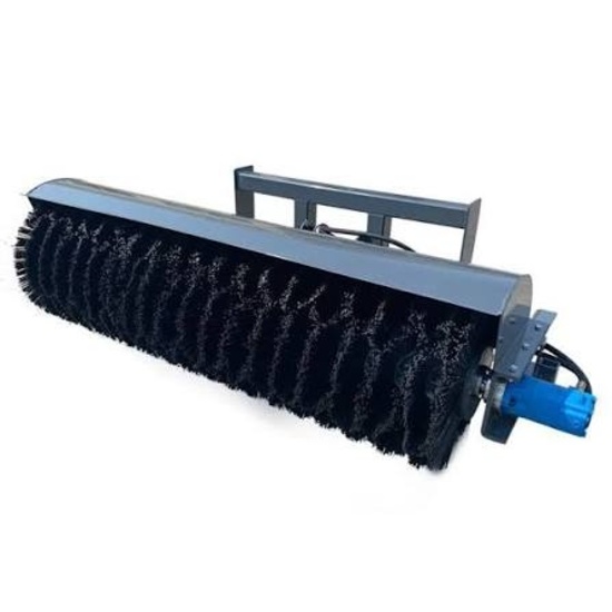 Mower King Skid Steer Rotary Angle Broom, 72"