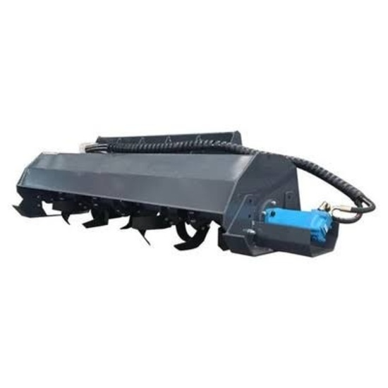 Mower King Skid Steer Rotary Tiller, Model ECSSTR072