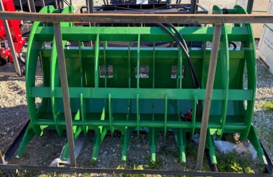 Skid Steer Grapple Bucket, 77"