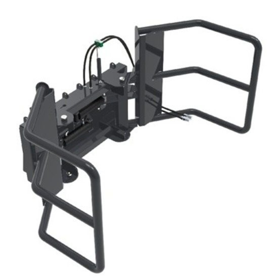 Wolverine Skid Steer Bale Squeeze Hydraulic Adjustable