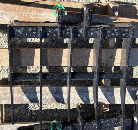 Mini Excavator Rake Attachment
