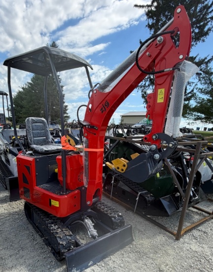 NEW 2026 Mini Excavator, Model ZJ-12