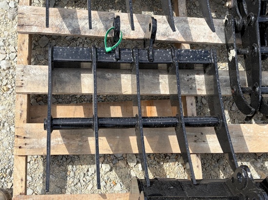 Mini Excavator Rake Attachment