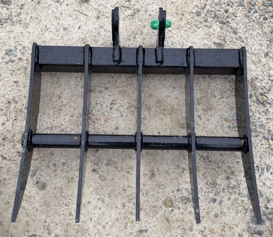 Mini Excavator Rake Attachment