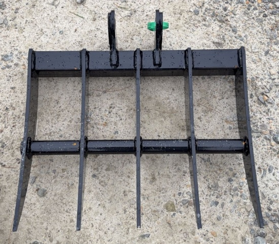 Mini Excavator Rake Attachment