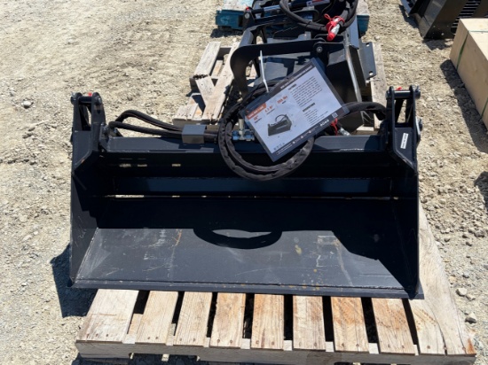 Wolverine Mini Skid Steer Combination Bucket, 48"