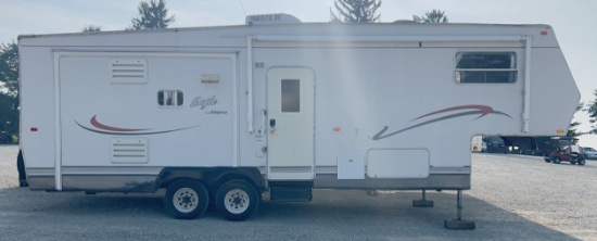 2002 Jayco Eagle Camper, Has Not Been Used in Over a Year, Some Body Damage, Tires on Axle 1 have Ap