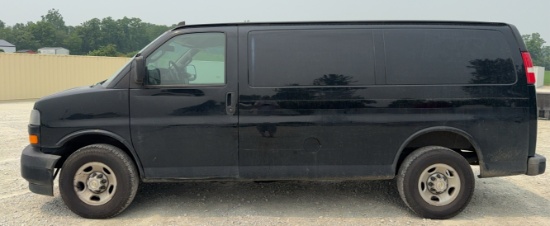 2021 Chevy G2500 Express Van, Backup Camera, Power Windows/Locks, Fleet Maintained, Runs and Drives,