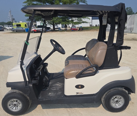 2020 Club Car Lithium Golf Cart, Premium Seats, Just in Off of Lease, Beige w/Black Top, Lithium Bat