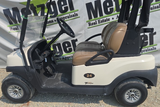 2020 Club Car Lithium Golf Cart, Premium Seats, Just in Off of Lease, Beige w/Black Top, Lithium Bat
