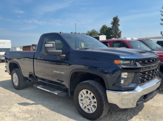 2021 Chevy Silverado 3500 HD Duramax Diesel, 4x4, Leather, Power Windows/Locks, Single Cab, 78,792 M