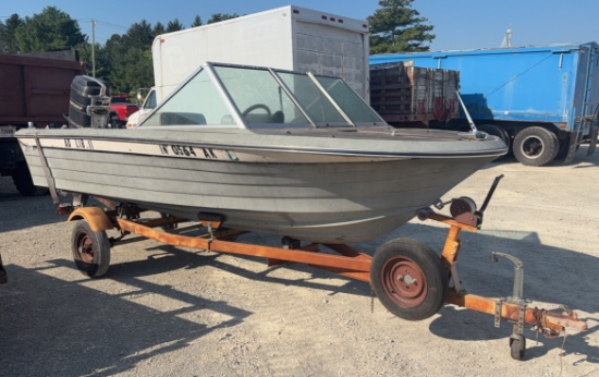 1968 Rinkerbuilt Boat with Trailer, Ran Summer of 2025, NO TITLES
