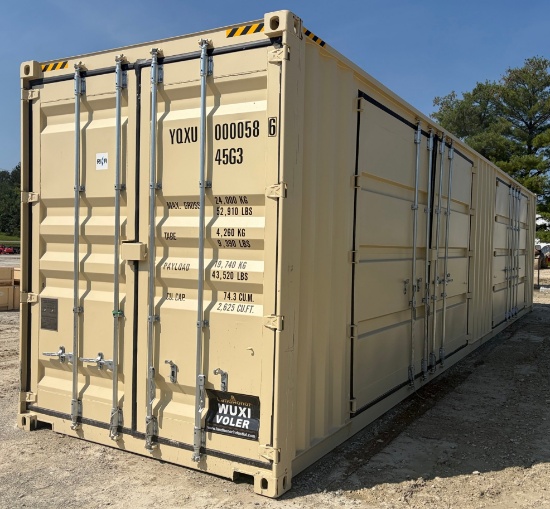 40' Multi Door Shipping Container, YQXU0000586