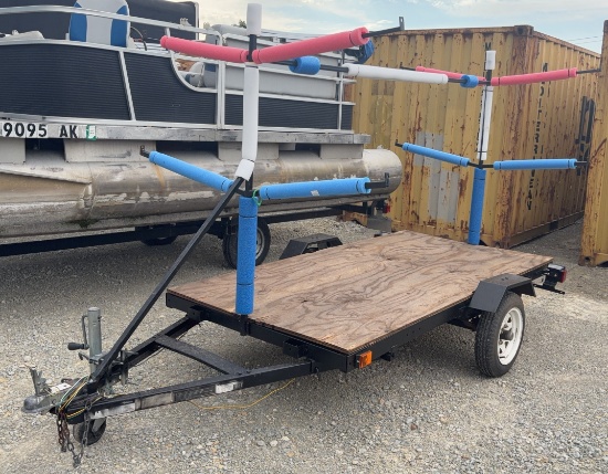 2014 4x8' Utility Kayak Trailer, Has Title, VIN: L4WC1H811EA049844 - THIS TRAILER WILL HAVE A $25 TI
