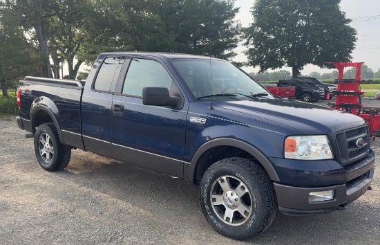 2004 Ford F-150, 116,984 Miles, Runs and Drives, Check Engine Light is on, Rust on Rockers and Bed,