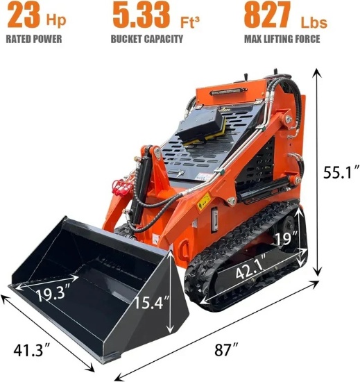 NEW 2026 ATS Mini Skid Steer Track Loader, Model ATS-T460