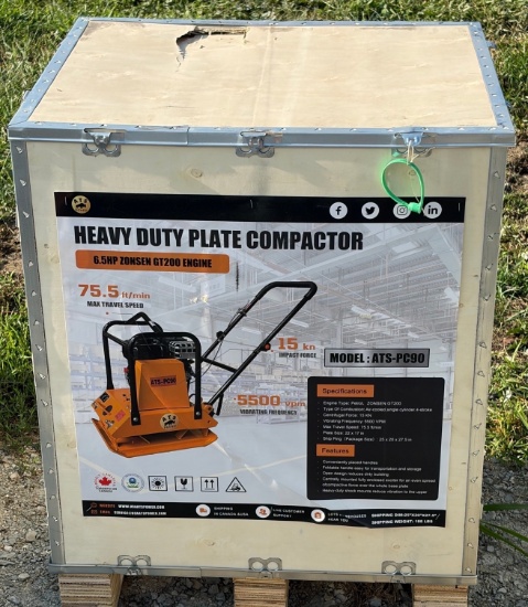 Heavy Duty Plate Compactor, Model ATS-PC90