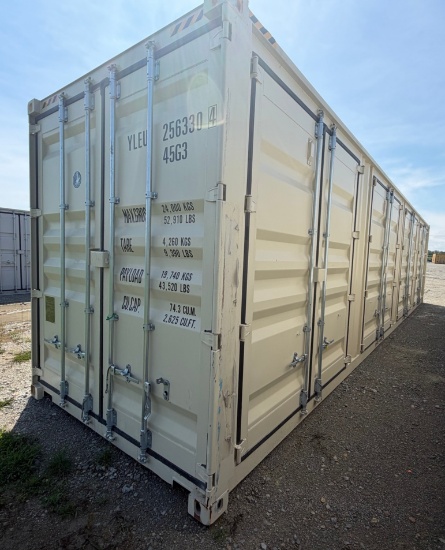 40' Multi Door Shipping Container, YLEU2563304