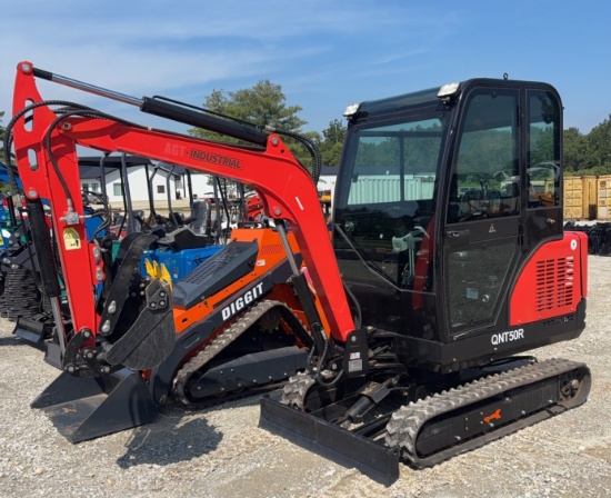 2025 AGT Mini Excavator, Model QNT50R