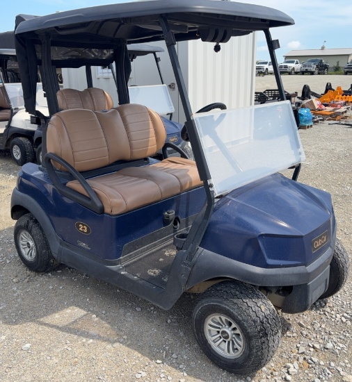 2021 Club Car Lithium Golf Cart, Premium Seats, Just in Off of Lease, Blue w/Black Top, Lithium Batt