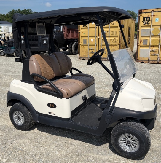 2020 Club Car Lithium Golf Cart, Premium Seats, Just in Off of Lease, Cashmere w/Black Top, Lithium