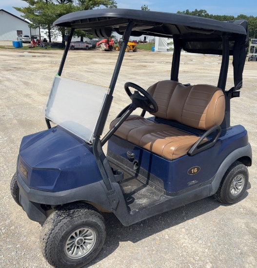 2021 Club Car Lithium Golf Cart, Premium Seats, Just in Off of Lease, Blue w/Black Top, Lithium Batt
