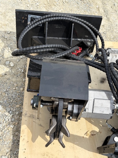 Mini Skid Loader Stump Grinder Attachment