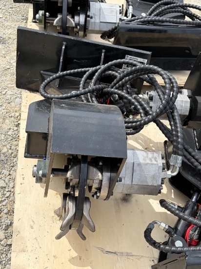 Mini Skid Loader Stump Grinder Attachment