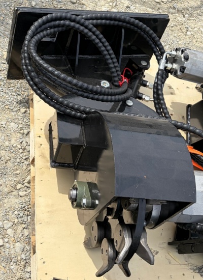 Mini Skid Loader Stump Grinder Attachment