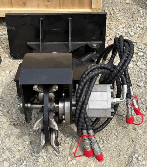 Mini Skid Loader Stump Grinder Attachment