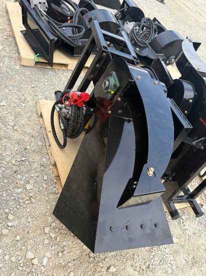 Mini Skid Steer Branch Shredder Attachment