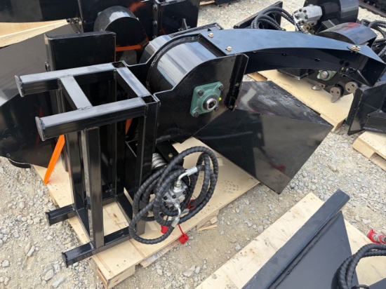 Mini Skid Steer Branch Shredder Attachment