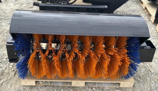 Mini Skid Steer Angle Sweeper Attachment