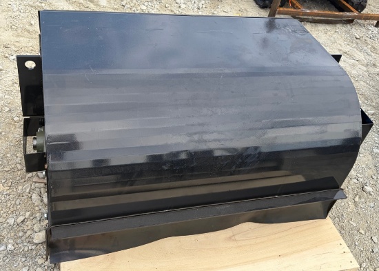 Mini Skid Steer Enclosed Sweeper Attachment