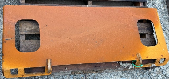 Skid Steer Mounting Plate