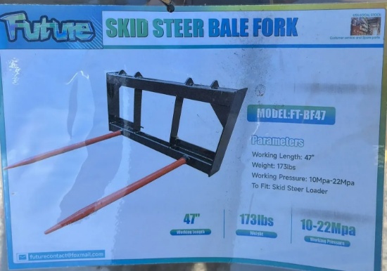 Skid Steer Bale Forks
