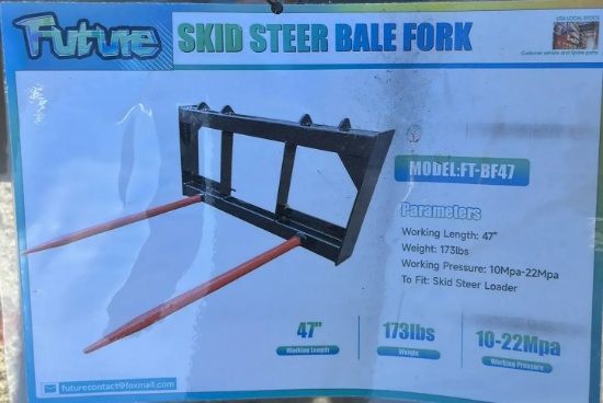 Skid Steer Bale Forks