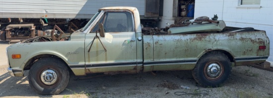 1969 Chevy Truck, Factory 8 1/2' Bed, Odometer Reads 28,909 Miles, One Owner with Original One Owner