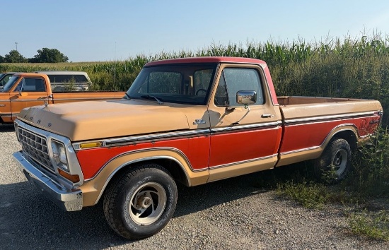 1978 F-150 Ranger, Odometer Reads 58,644 Miles, V8 Automatic, Runs and Drives, Fresh out of North Ca