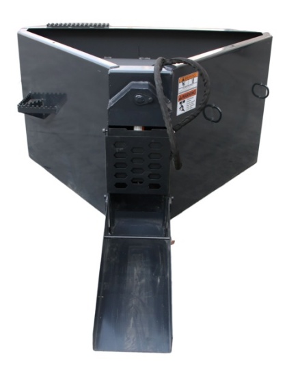 Wolverine Skid Steer Concrete Chuter, 148 Gallon