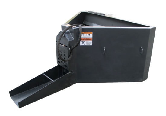 Wolverine Skid Steer Concrete Chuter, 148 Gallon