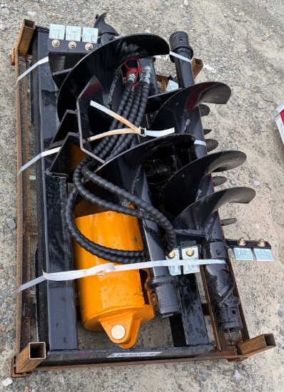 Skid Steer Auger Drive and Bit Set