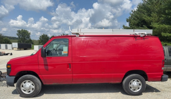 2013 Ford E-350 Van, Fleet Maintained, Runs and Drives, 197,013 Miles, Has Title, VIN: 1FTSE3ELXDDB1